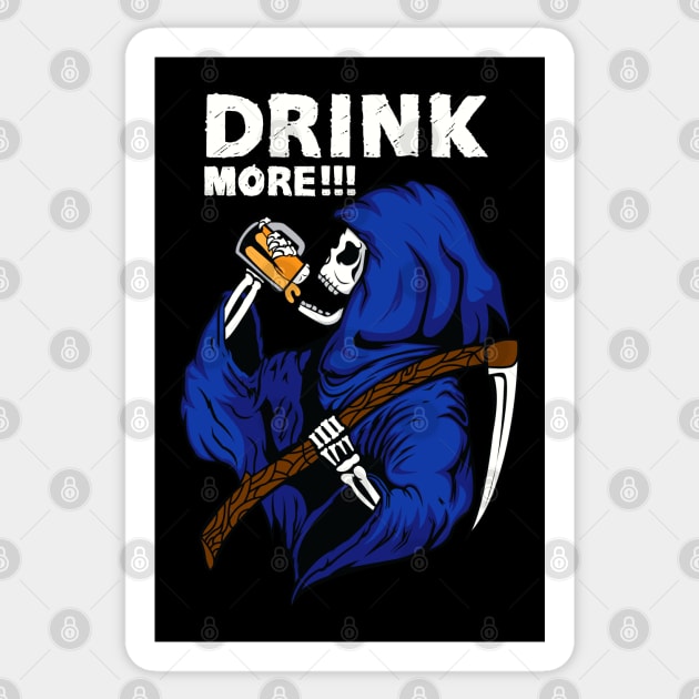 Drink More Sticker by machmigo